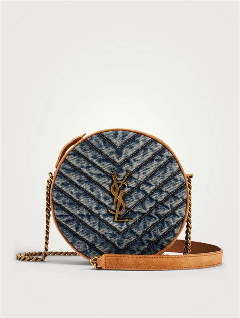 white ysl crossbody|ysl denim crossbody.